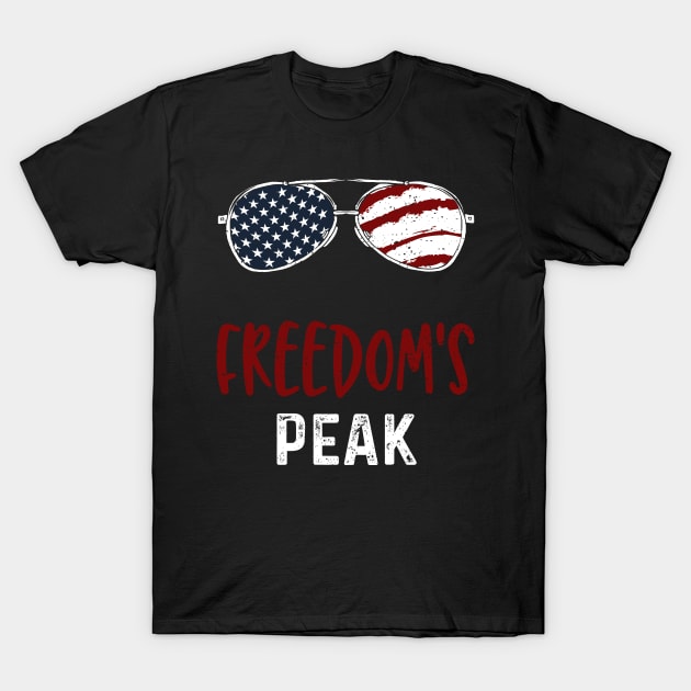 Freedom's Peak T-Shirt by Designs By Jnk5